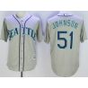 Cheap Randy Johnson Mariners Jersey From China Gray #51 In Men Women Youth Size