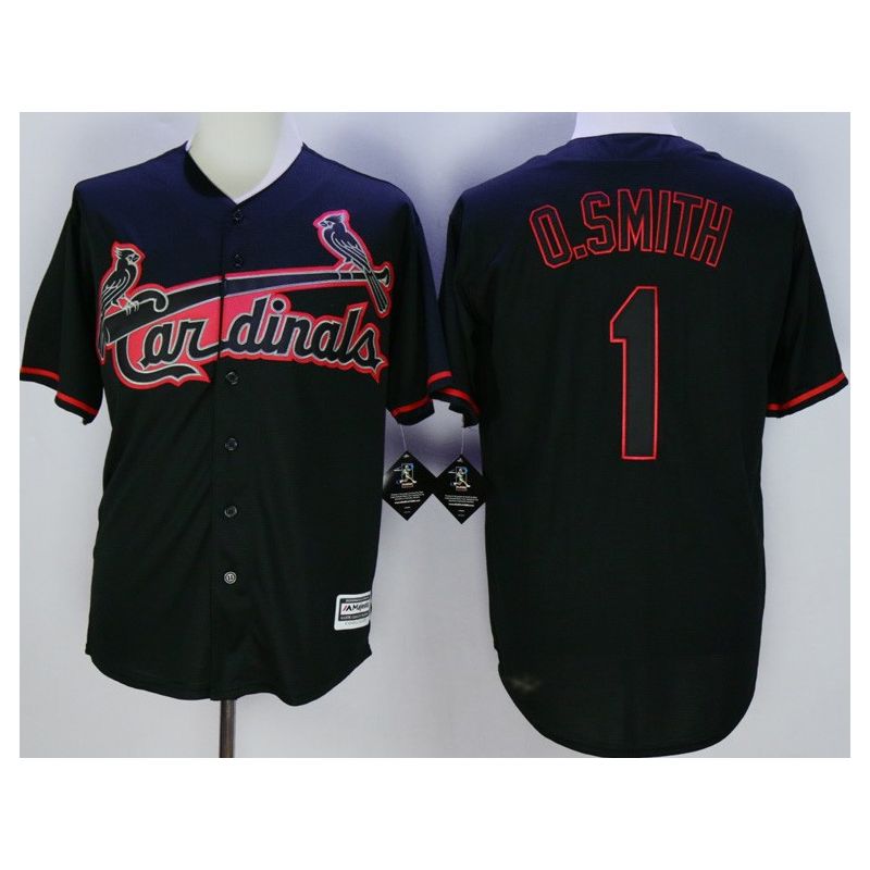 Cheap Ozzie Smith Cardinals Jersey From China Black 2016 Fashion #1 In Men Women Youth Size Cheap Ozzie Smith Cardinals Jersey From China Black 2016 Fashion #1 In Men Women Youth Size