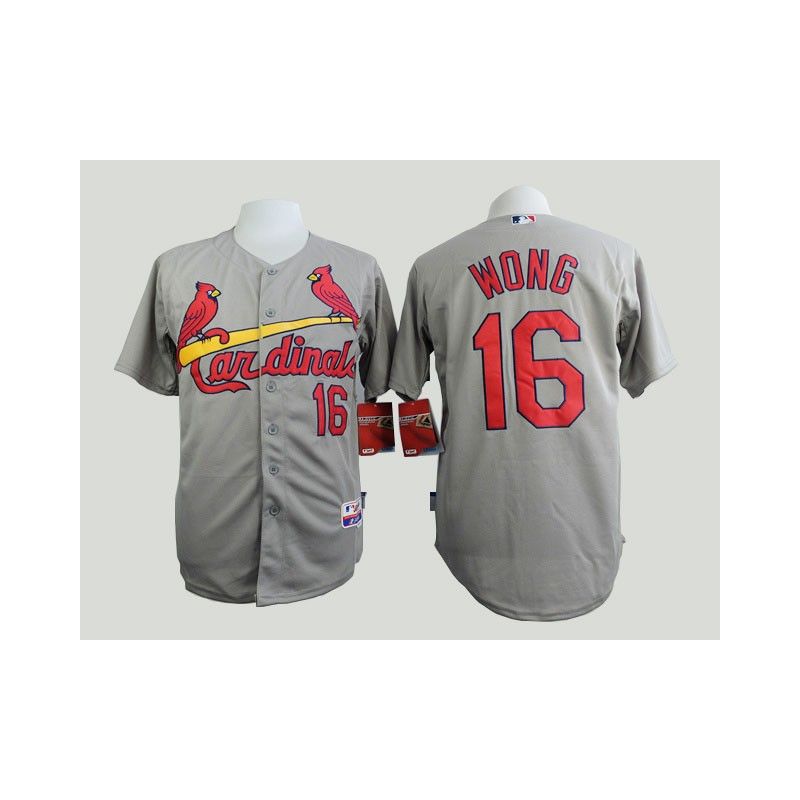 Cheap Kolten Wong Cardinals Jersey From China Grey #16 In Men Women Youth Size Cheap Kolten Wong Cardinals Jersey From China Grey #16 In Men Women Youth Size