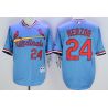 Cheap Whitey Herzog Cardinals Jersey From China Blue 1982 throwback #24 In Men Women Youth Size