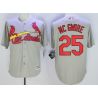 Cheap Mark McGwire Cardinals Jersey From China Gray #25 In Men Women Youth Size
