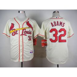 Cheap Matt Adams Cardinals Jersey From China Cream #32 In Men Women Youth Size