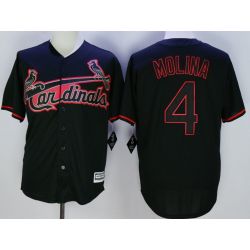 Cheap Yadier Molina Cardinals Jersey From China Black 2016 Fashion #4 In Men Women Youth Size
