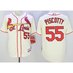 Cheap Stephen Piscotty Cardinals Jersey From China Cream #55 In Men Women Youth Size