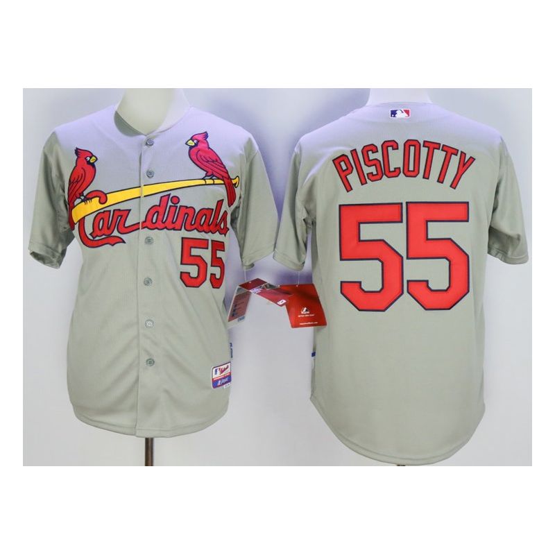 Cheap Stephen Piscotty Cardinals Jersey From China Gray #55 In Men Women Youth Size Cheap Stephen Piscotty Cardinals Jersey From China Gray #55 In Men Women Youth Size