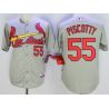 Cheap Stephen Piscotty Cardinals Jersey From China Gray #55 In Men Women Youth Size