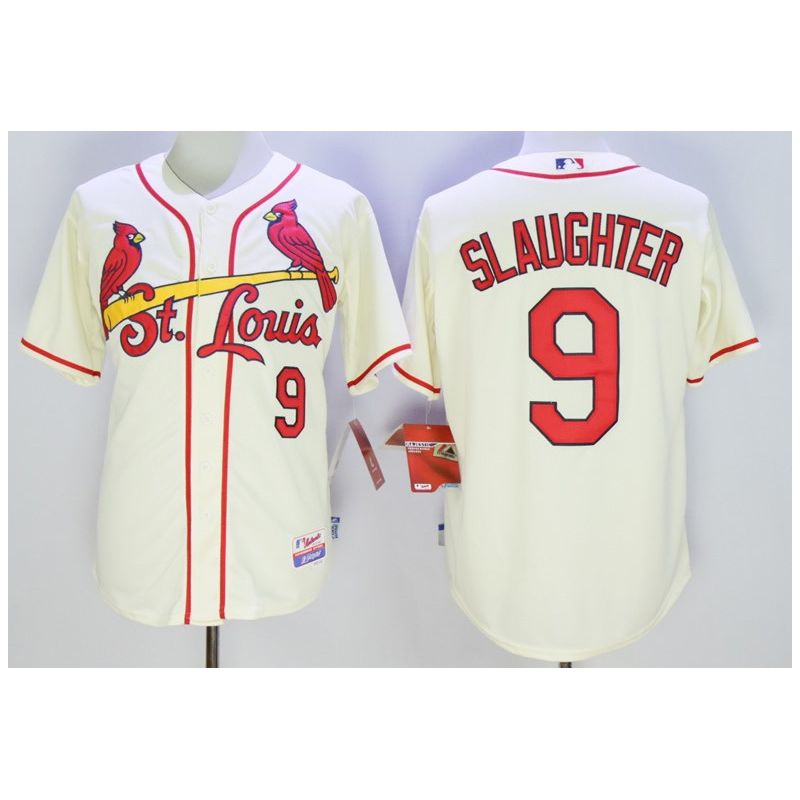 Cheap Enos Slaughter Cardinals Jersey From China Cream #9 In Men Women Youth Size Cheap Enos Slaughter Cardinals Jersey From China Cream #9 In Men Women Youth Size