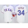 Cheap Nolan Ryan Rangers Jersey From China White #34 In Men Women Youth Size