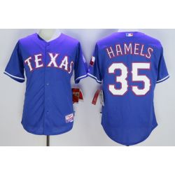 Cheap Cole Hamels Rangers Jersey From China Blue #35 In Men Women Youth Size