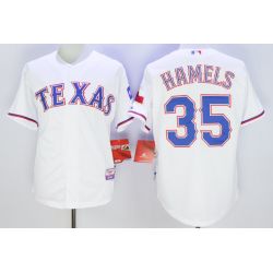 Cheap Cole Hamels Rangers Jersey From China White #35 In Men Women Youth Size