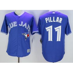 Cheap Kevin Pillar Blue Jays Jersey From China Blue #11 In Men Women Youth Size