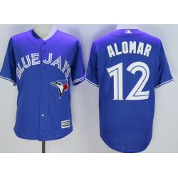 Cheap Roberto Alomar Blue Jays Jersey From China Blue #12 In Men Women Youth Size