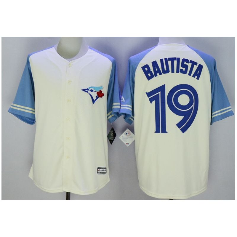 Cheap Jose Bautista Blue Jays Jersey From China White 2016 #19 In Men Women Youth Size Cheap Jose Bautista Blue Jays Jersey From China White 2016 #19 In Men Women Youth Size