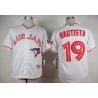 Cheap Jose Bautista Blue Jays Jersey From China White Canada Day home #19 In Men Women Youth Size