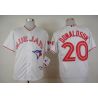 Cheap Josh Donaldson Blue Jays Jersey From China White 2015 new #20 In Men Women Youth Size