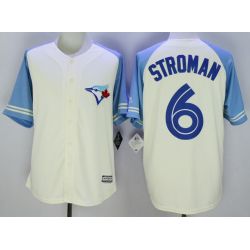 Cheap Marcus Stroman Blue Jays Jersey From China White 2016 #6 In Men Women Youth Size