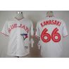 Cheap Munenori Kawasaki Blue Jays Jersey From China White 2015 new #66 In Men Women Youth Size