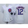 Cheap Kyle Schwarber Cubs Women Jersey From China White #12