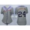 Cheap Miguel Cabrera Tigers Women Jersey From China Gray #24
