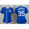 Cheap Eric Hosmer Royals Women Jersey From China Blue 2015 new #35