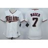 Cheap Joe Mauer Twins Women Jersey From China White 2015 #7