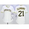 Cheap Roberto Clemente Pirates Women Jersey From China White #21