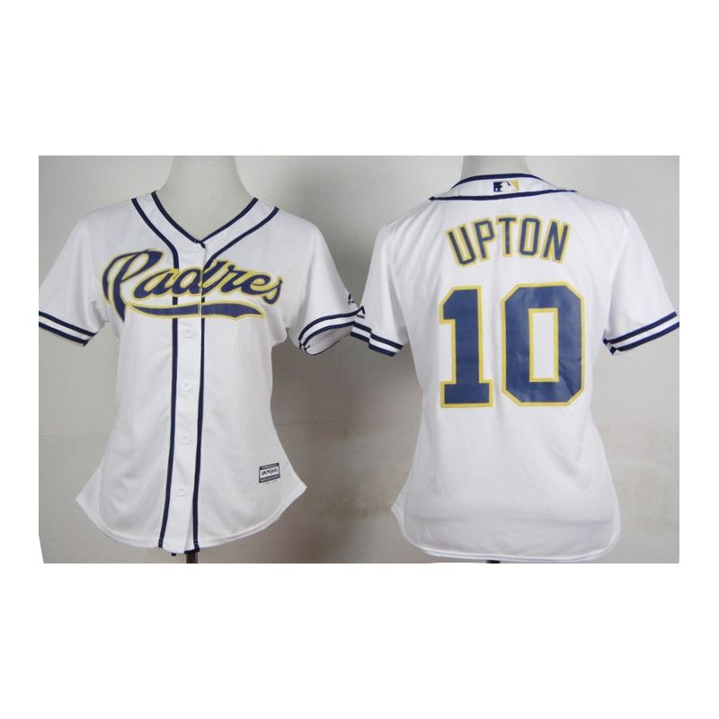 Cheap Justin Upton Padres Women Jersey From China White #10