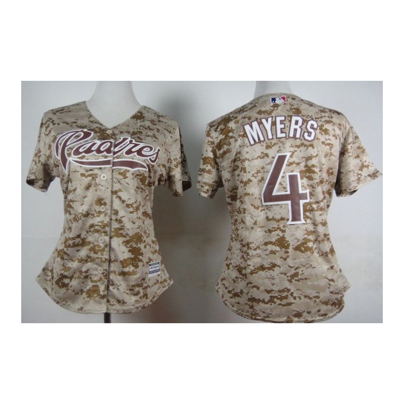 Cheap Wil Myers Padres Women Jersey From China Camo #4