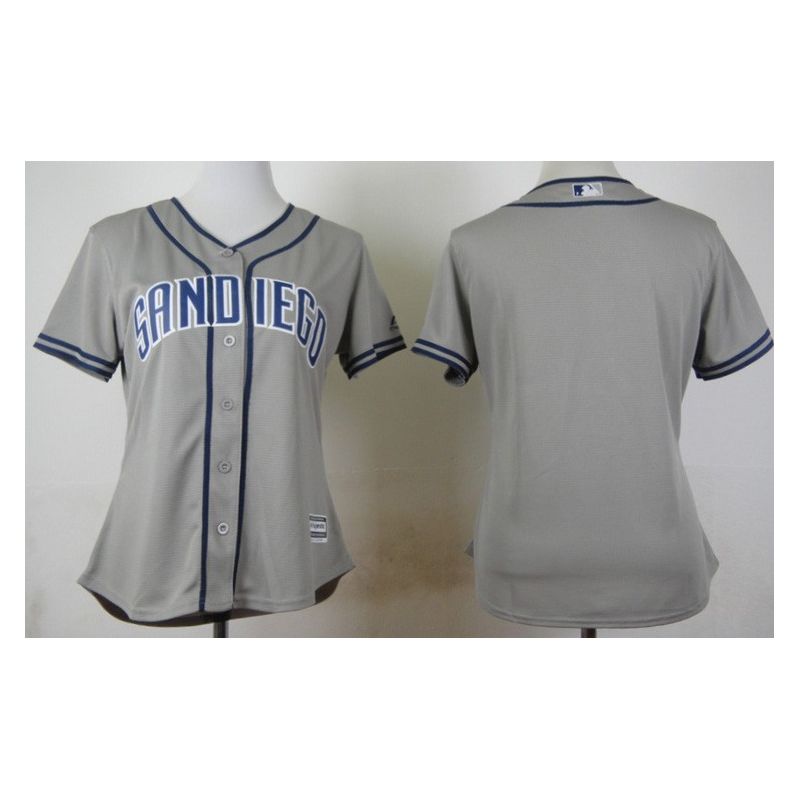 Cheap Padres Women Jersey From China Grey