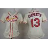 Cheap Matt Carpenter Cardinals Women Jersey From China Cream #13