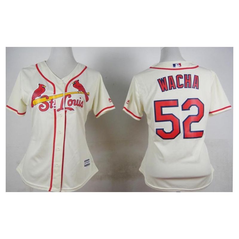Cheap Michael Wacha Cardinals Women Jersey From China Cream #52 Cheap Michael Wacha Cardinals Women Jersey From China Cream #52