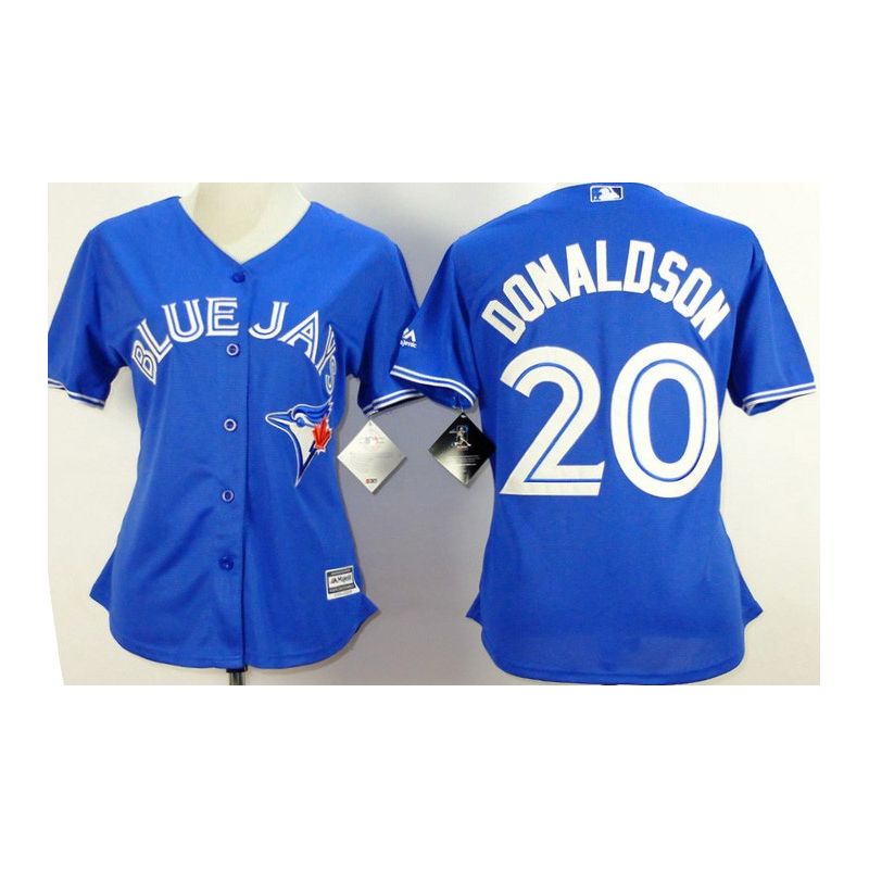 Cheap Josh Donaldson Blue Jays Women Jersey From China Blue #20 Cheap Josh Donaldson Blue Jays Women Jersey From China Blue #20