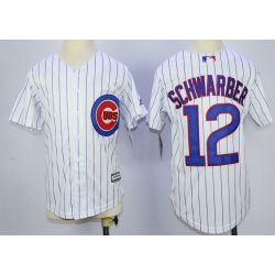 Cheap Kyle Schwarber Cubs Youth Jersey From China White #12