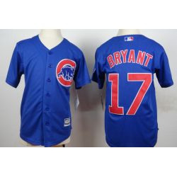 Cheap Kris Bryant Cubs Youth Jersey From China Blue #17