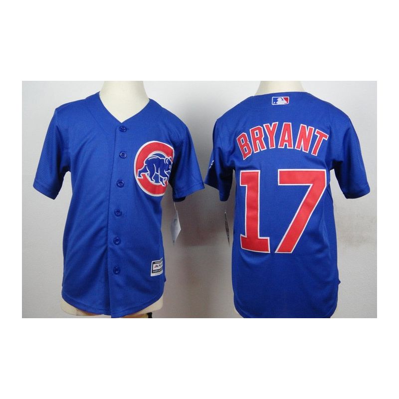 Cheap Kris Bryant Cubs Youth Jersey From China Blue #17