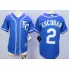 Cheap Alcides Escobar Royals Youth Jersey From China Royal Blue #2