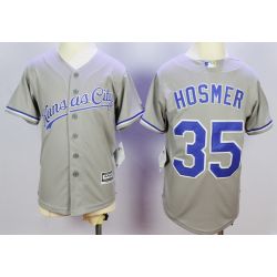 Cheap Eric Hosmer Royals Youth Jersey From China Grey 2016 #35