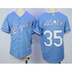 Cheap Eric Hosmer Royals Youth Jersey From China Light Blue 2016 #35