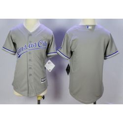 Cheap Royals Youth Jersey From China Gray 2016