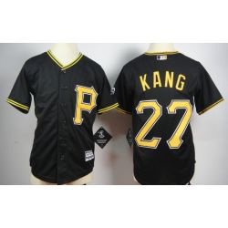 Cheap Jung-ho Kang Pirates Youth Jersey From China Black #27