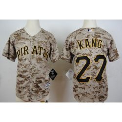 Cheap Jung-ho Kang Pirates Youth Jersey From China Camo #27