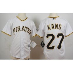 Cheap Jung-ho Kang Pirates Youth Jersey From China White #27