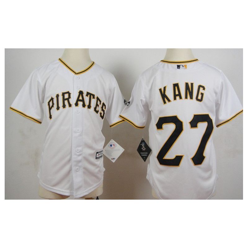 Cheap Jung-ho Kang Pirates Youth Jersey From China White #27