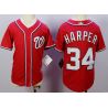 Cheap Bryce Harper Nationals Youth Jersey From China Red 2016 #34