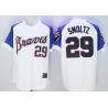 Cheap John Smoltz Braves Jersey From China White 1973 throwback #29