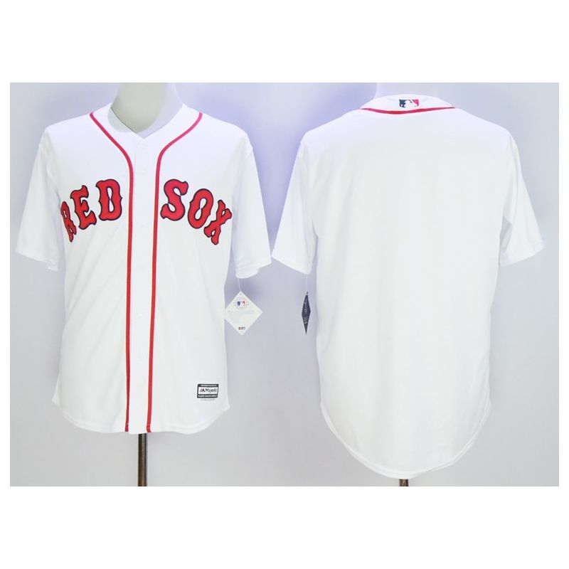 Cheap Red Sox Jersey From China White Blank 2016