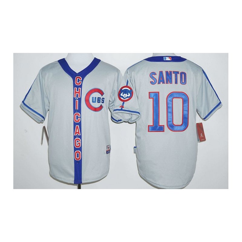 Cheap Ron Santo Cubs Jersey From China Grey new #10