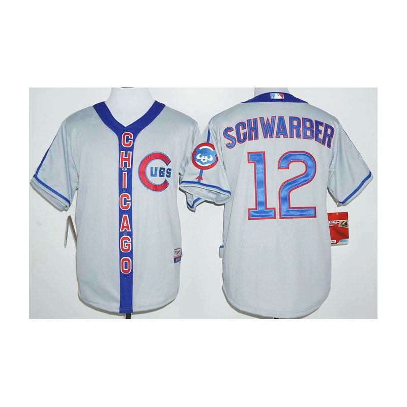 Cheap Kyle Schwarber Cubs Jersey From China Grey new #12