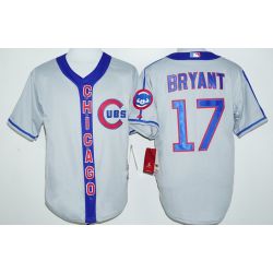 Cheap Kris Bryant Cubs Jersey From China Grey new #17