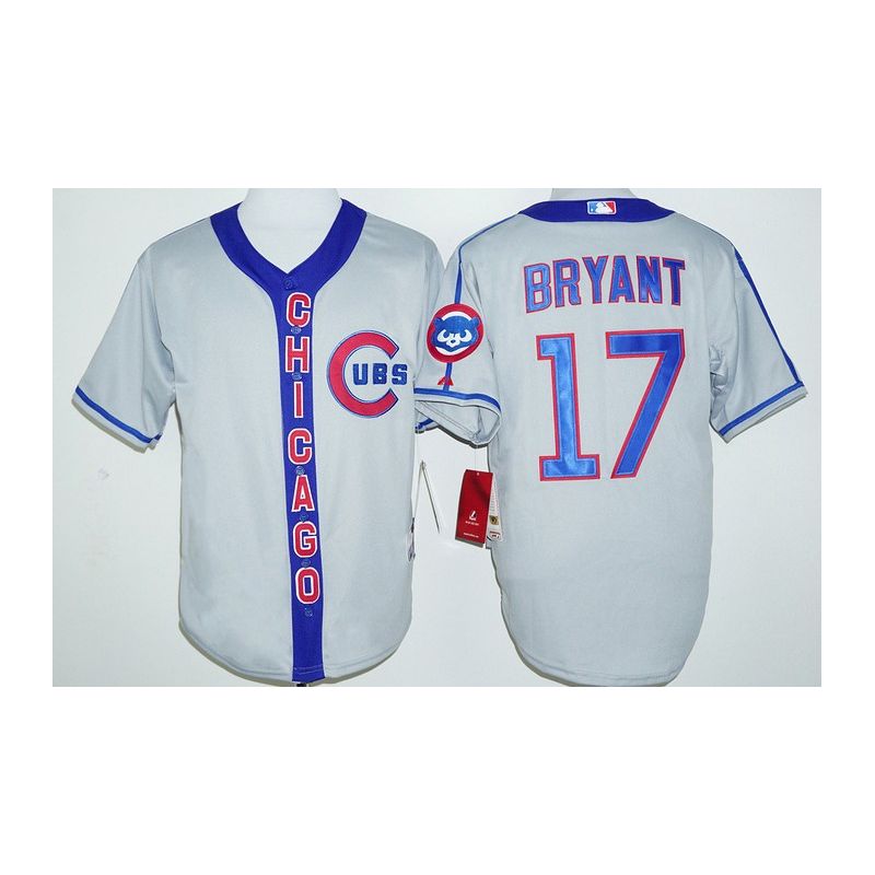 Cheap Kris Bryant Cubs Jersey From China Grey new #17